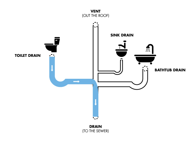 drain diagram bathroom CLEAN1